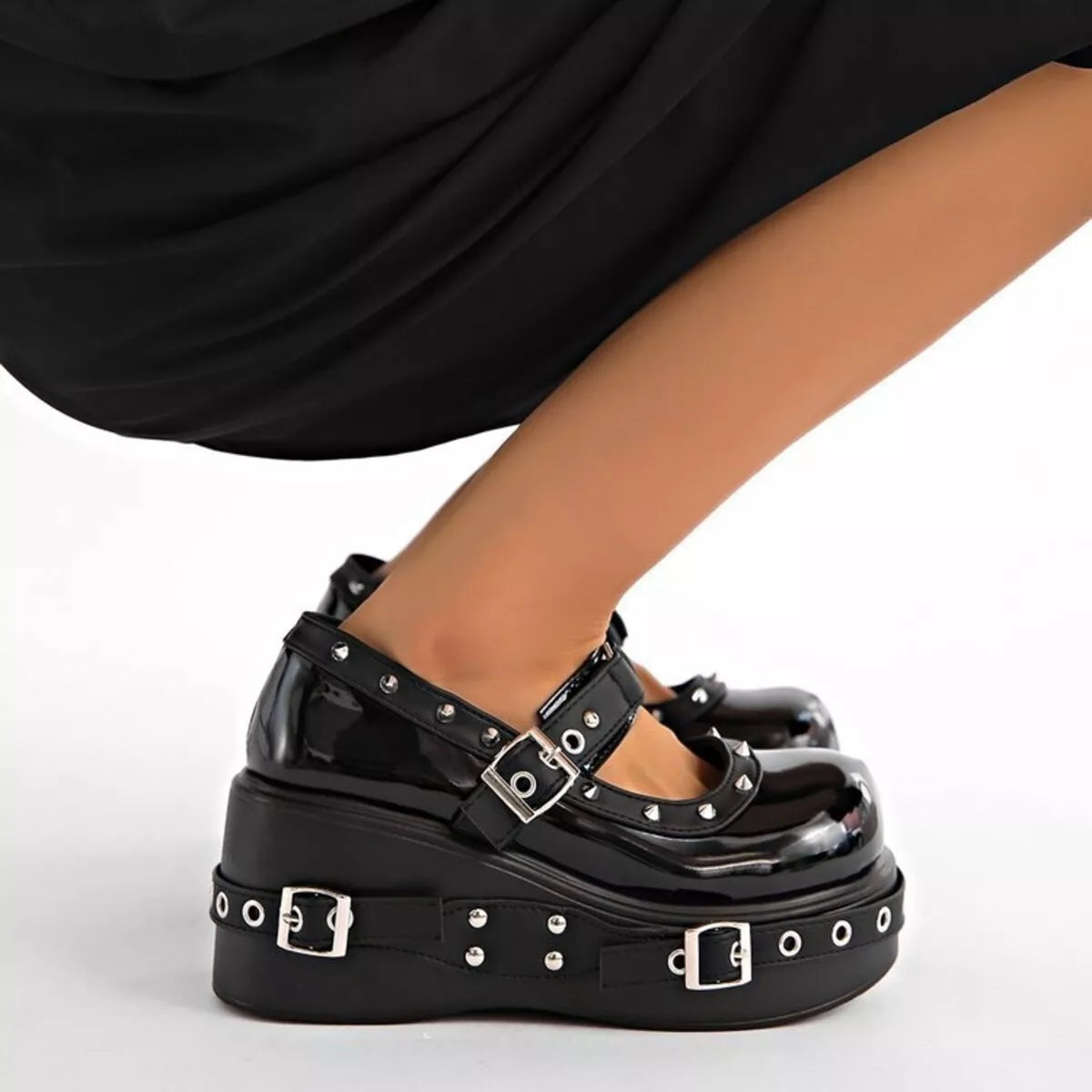 Hexed Mary Jane Platform Heels