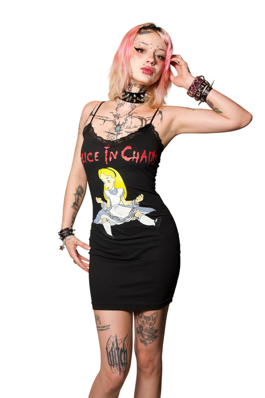Alice In Chains Lace Strap Dress