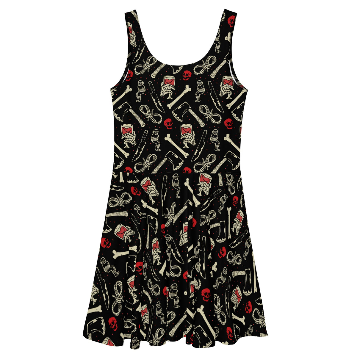 True Crime And Wine Skater Dress