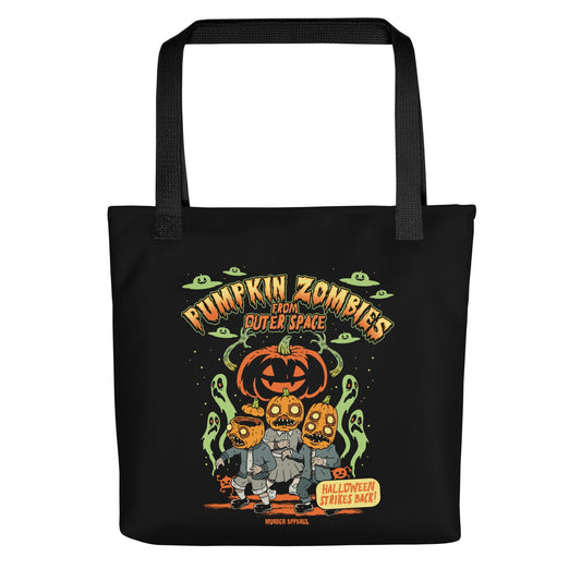 Pumpkin Space Zombies Tote
