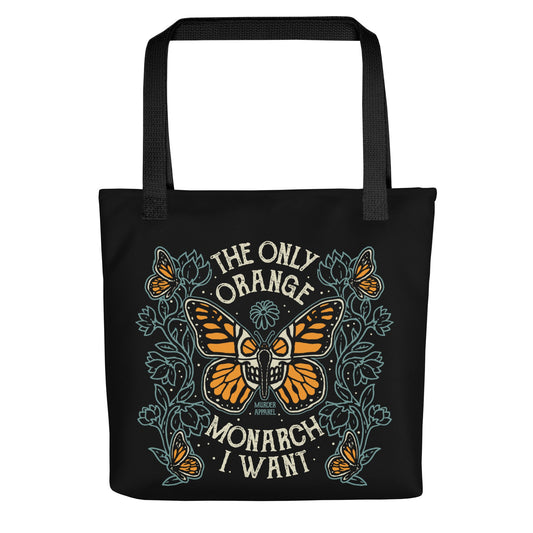 Orange Monarch Tote