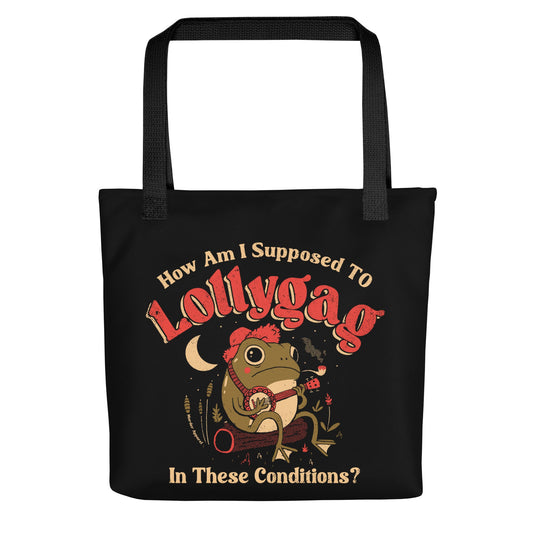 Lollygag Frog Tote