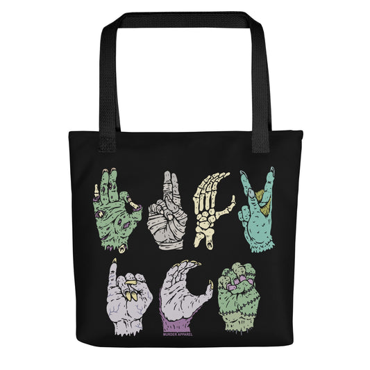 Fuck ICE ASL Tote