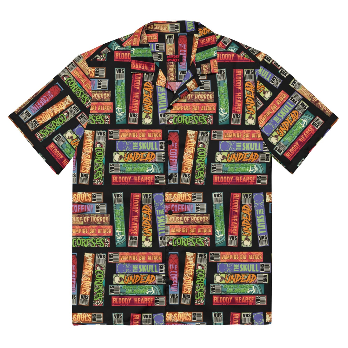 Vintage Horror VHS Button-up