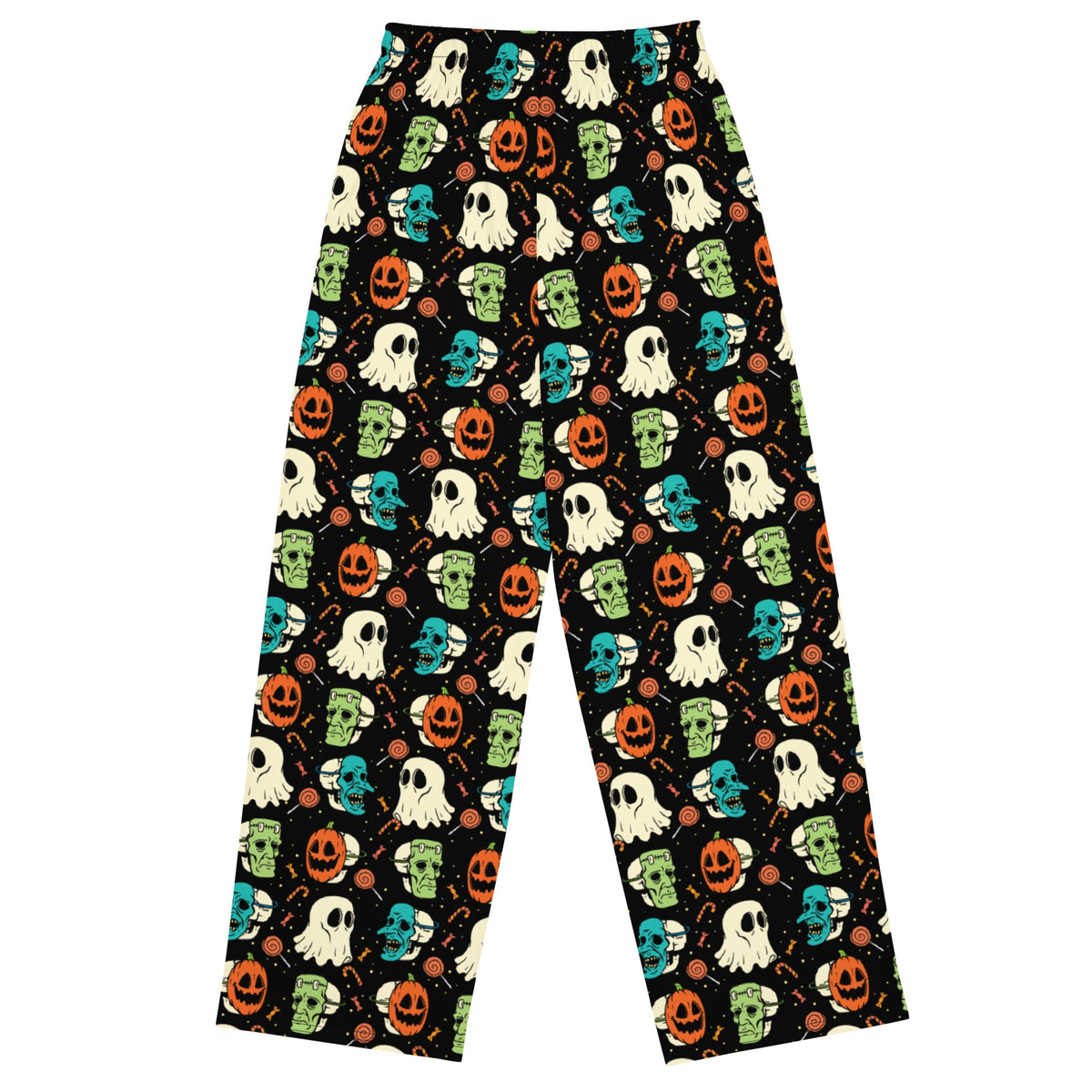 Vintage Halloween wide-leg pants
