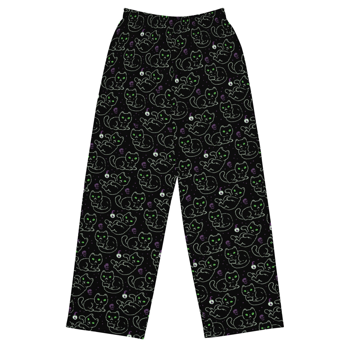 Black Cats wide-leg pants