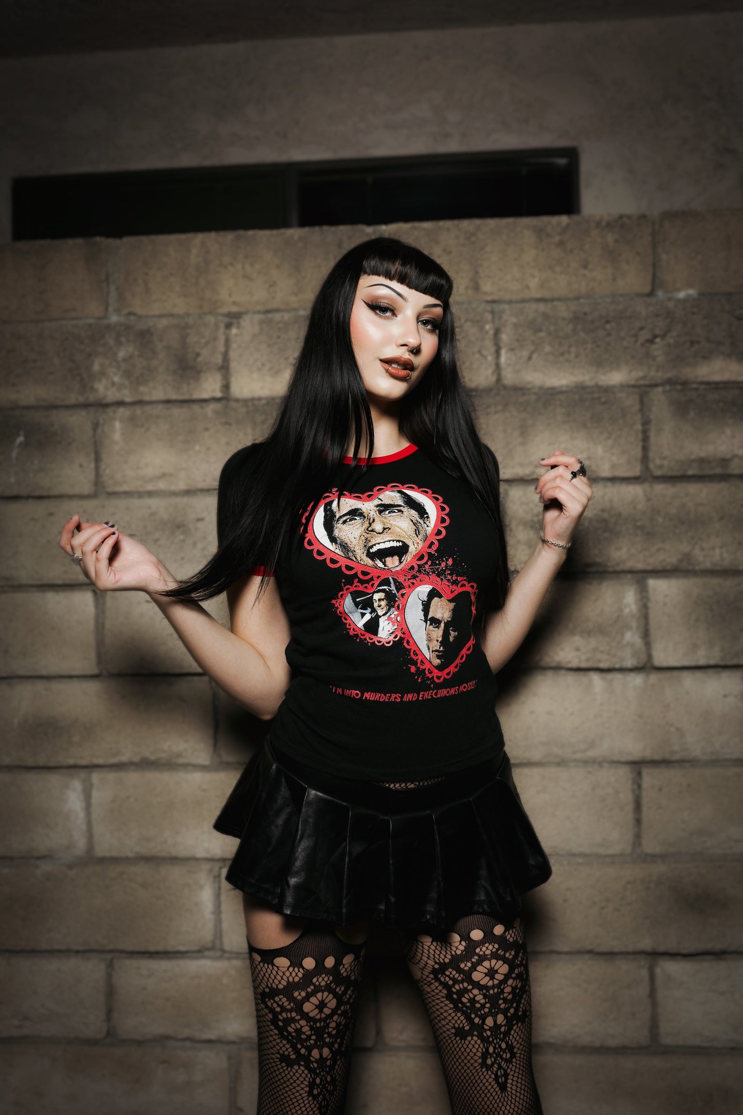 American Psycho Ringer Tee