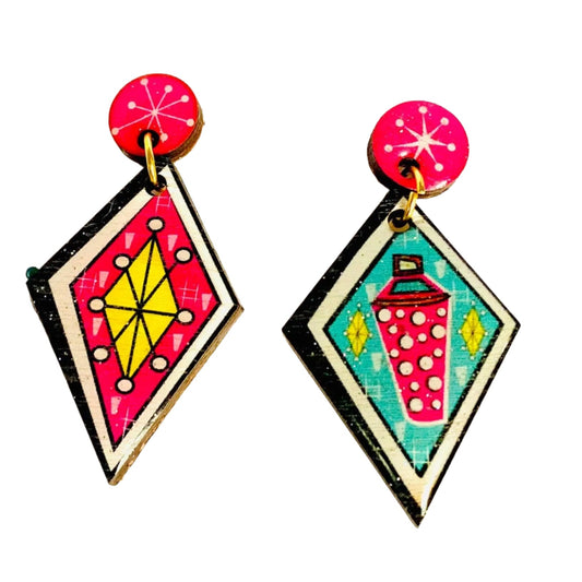 Atomic Statement Earrings by Rosie Rose Parker