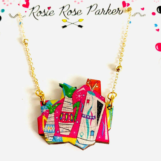 Atomic Vase Necklace by Rosie Rose Parker