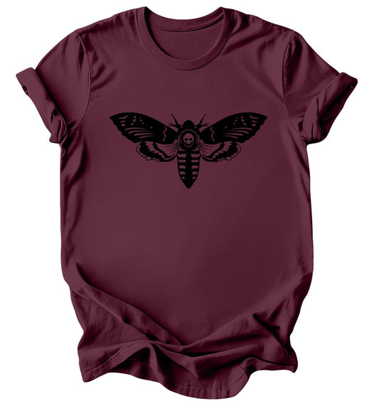 Death Moth - Burgundy or Emerald T-Shirt