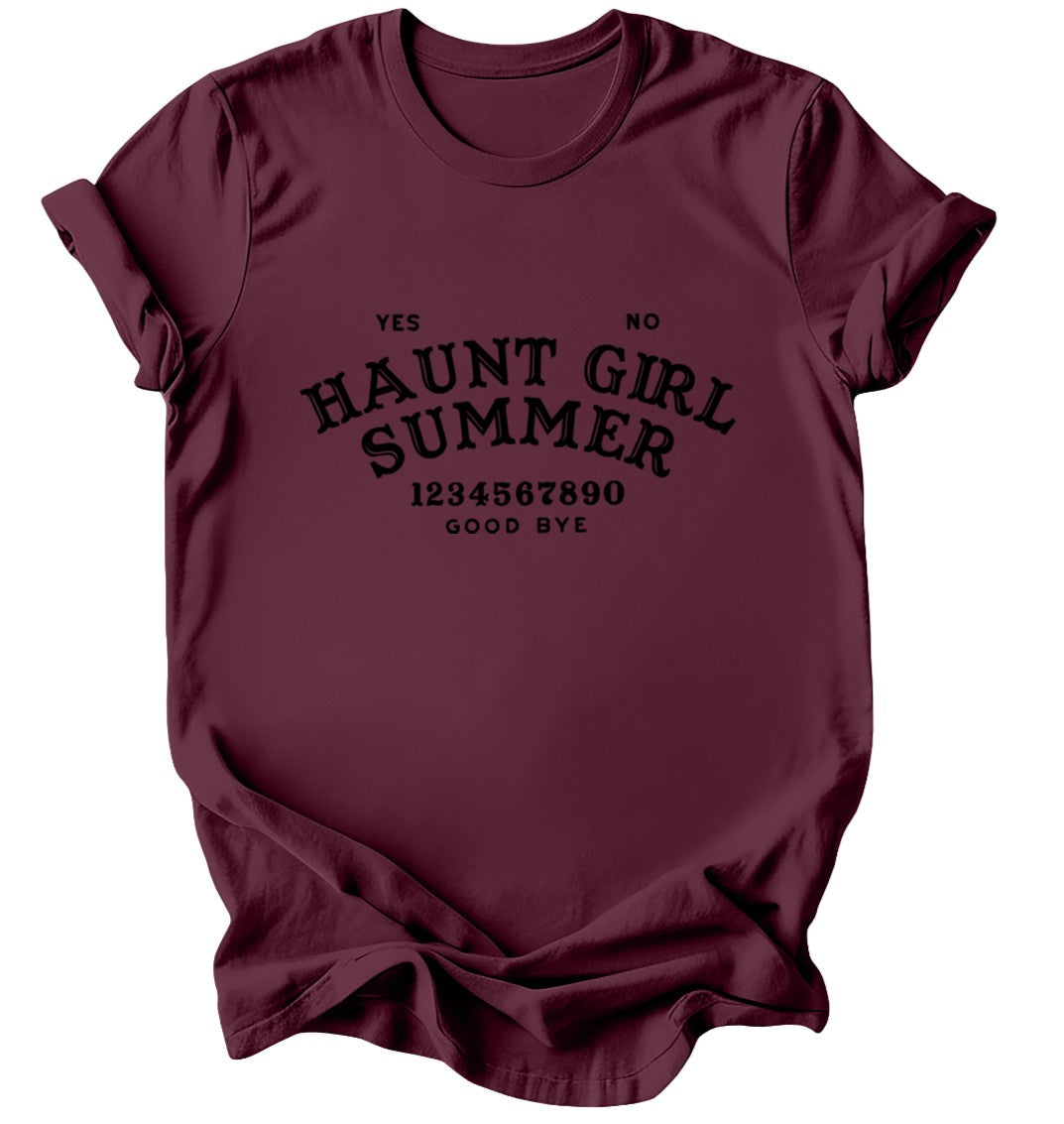 Haunt Girl Summer - Burgundy or Emerald T-Shirt