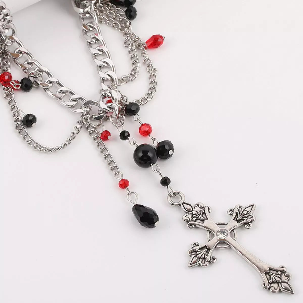 Blood Rosary Chain Necklace