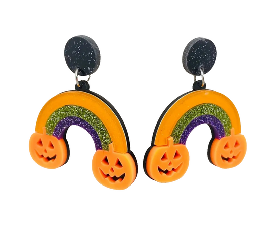 Halloween Rainbow Earrings