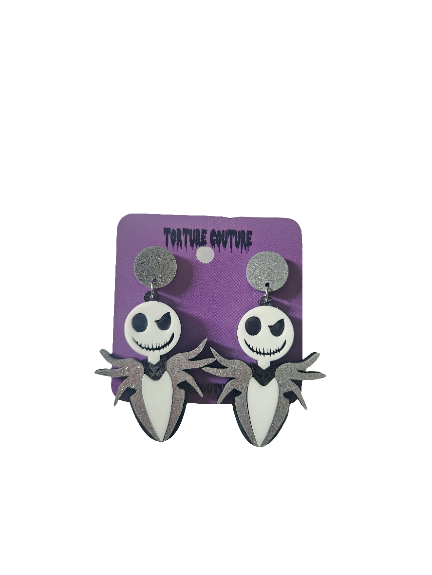 Pumpkin King Earrings