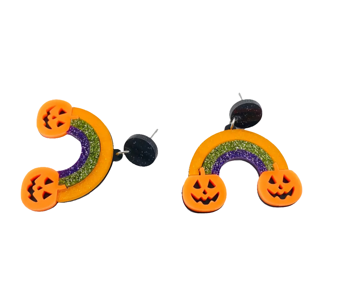 Halloween Rainbow Earrings