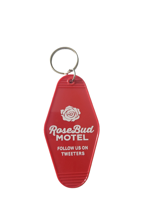 Rosebud Motel Keychain