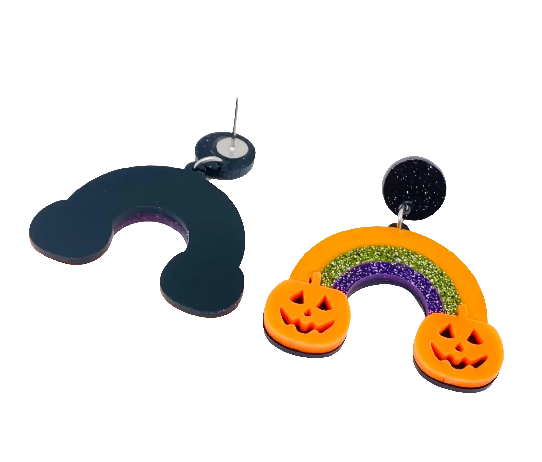 Halloween Rainbow Earrings