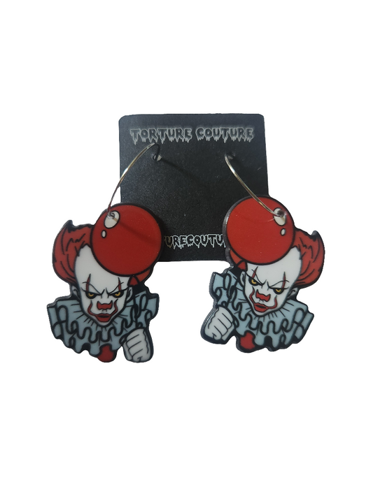 Pennywise Hoop Earrings