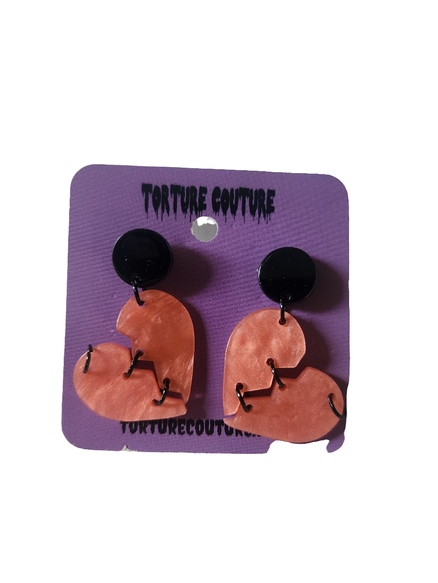 FrankenHearts Earrings