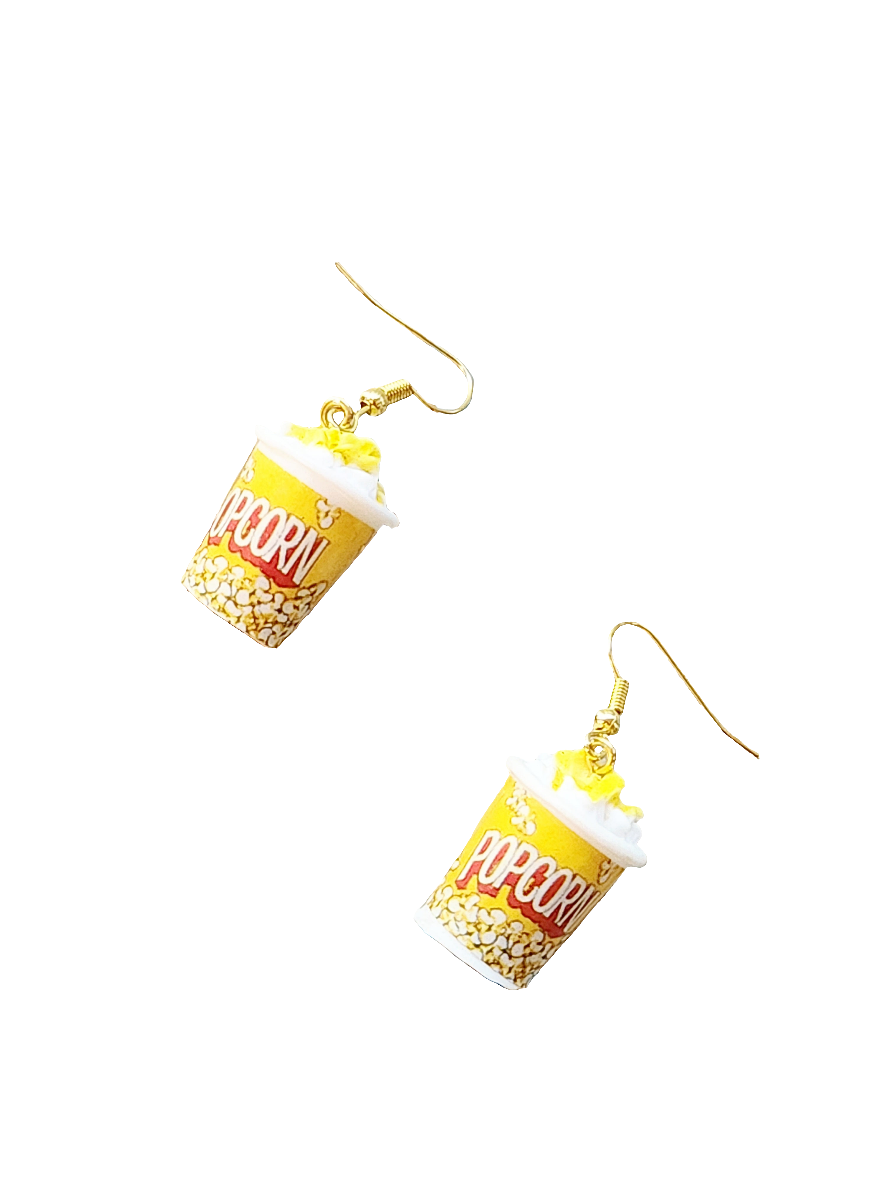 Popcorn Bucket Earrings