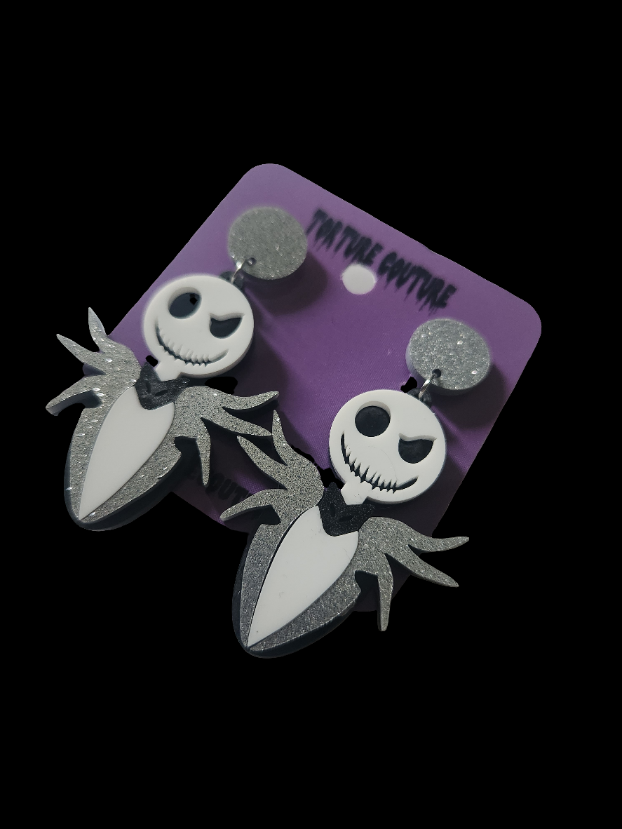 Pumpkin King Earrings