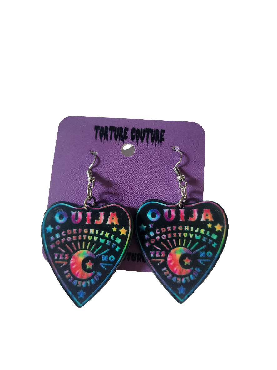 Rainbow Planchette Earrings