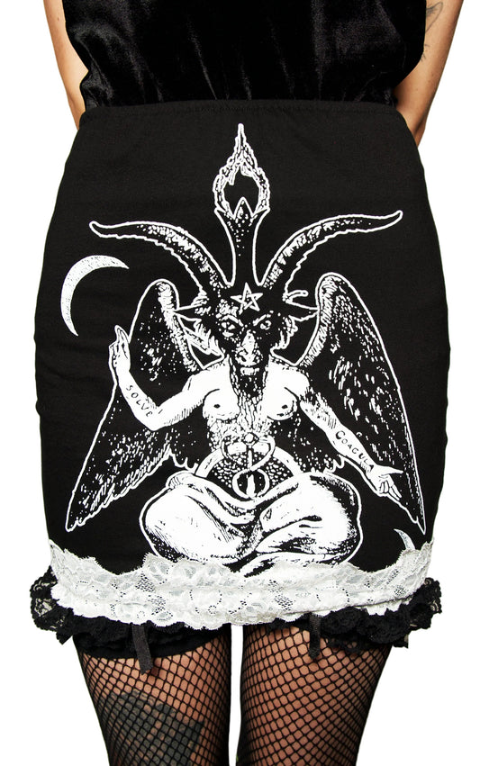 Baphomet Lace Skirt