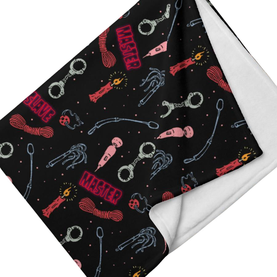 BDSM Kinky Throw Blanket
