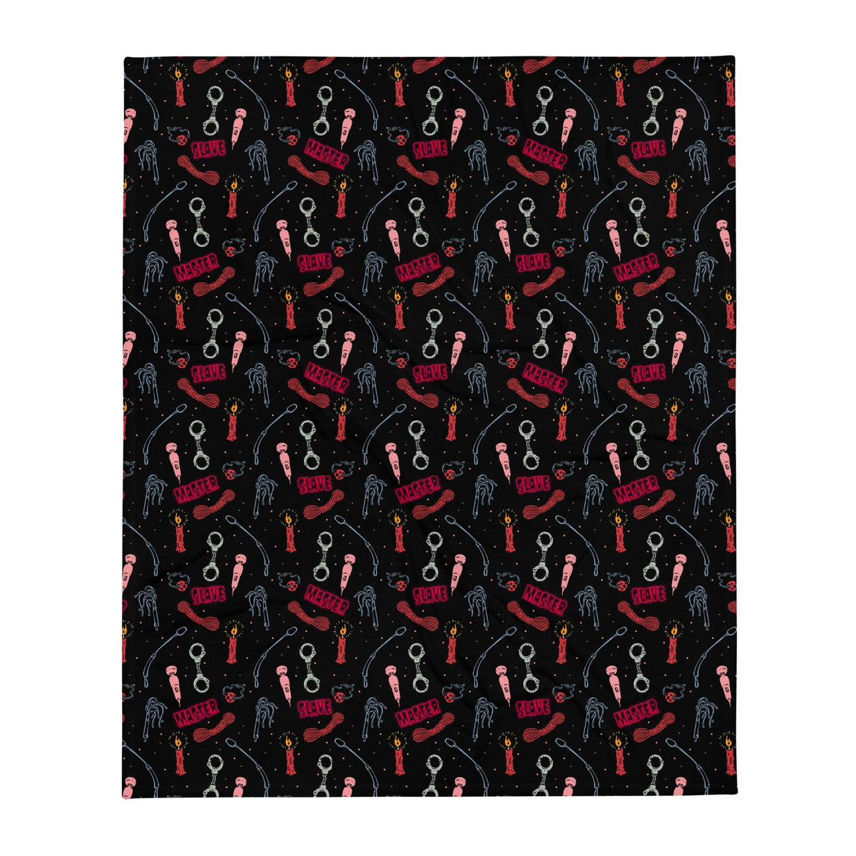 BDSM Kinky Throw Blanket