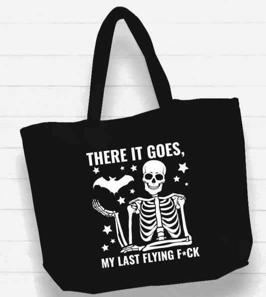 Beach Bag / XL Tote Bag - There it is, my last flying f*ck