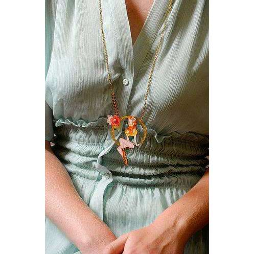 Bearded Woman Halloween Necklace by Laliblue | PRE-ORDER SHIPS IN 2-3 WEEKS