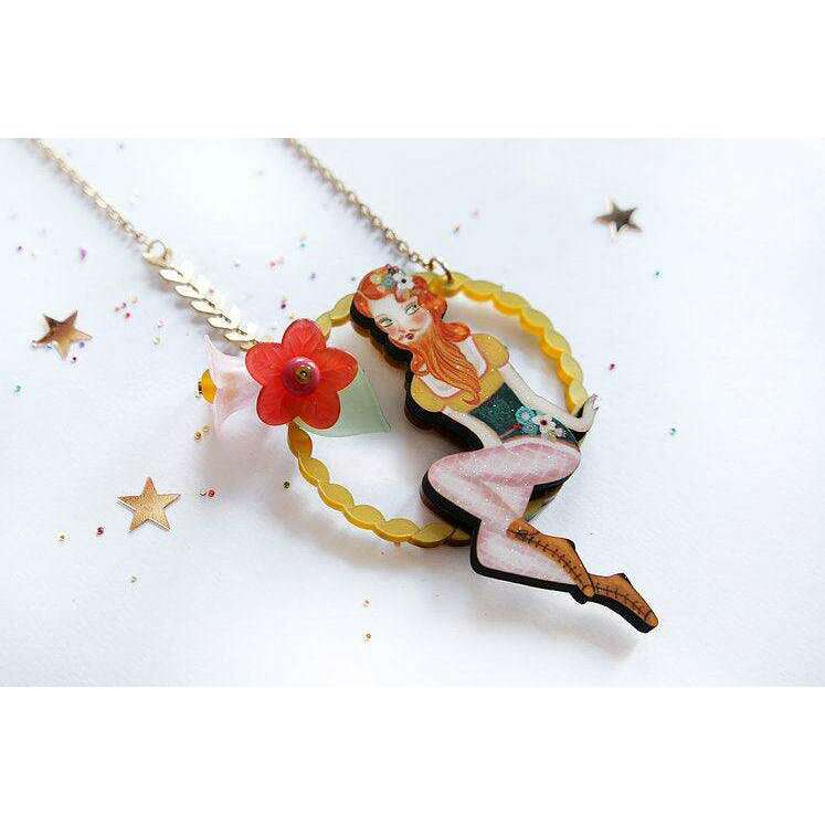 Bearded Woman Halloween Necklace by Laliblue | PRE-ORDER SHIPS IN 2-3 WEEKS