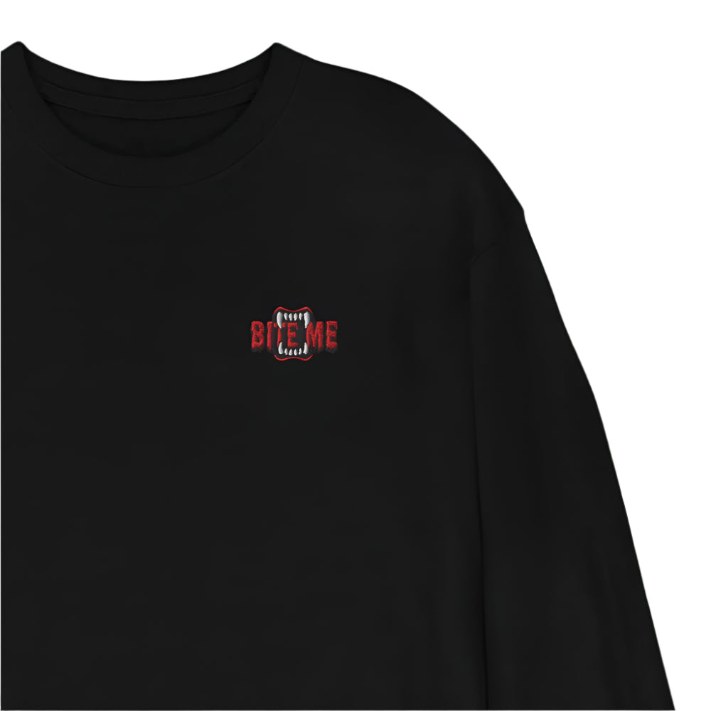 Bite Me Vampire Long Sleeve Shirt