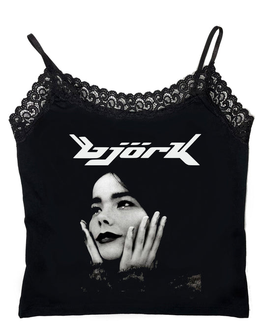 Bjork Cropped Lace Tank
