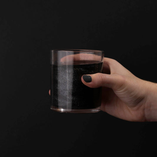 Black Cotton Candy Drink Glitter Bombs