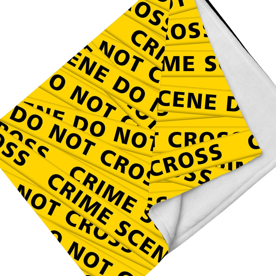 Crime Scene Throw Blanket
