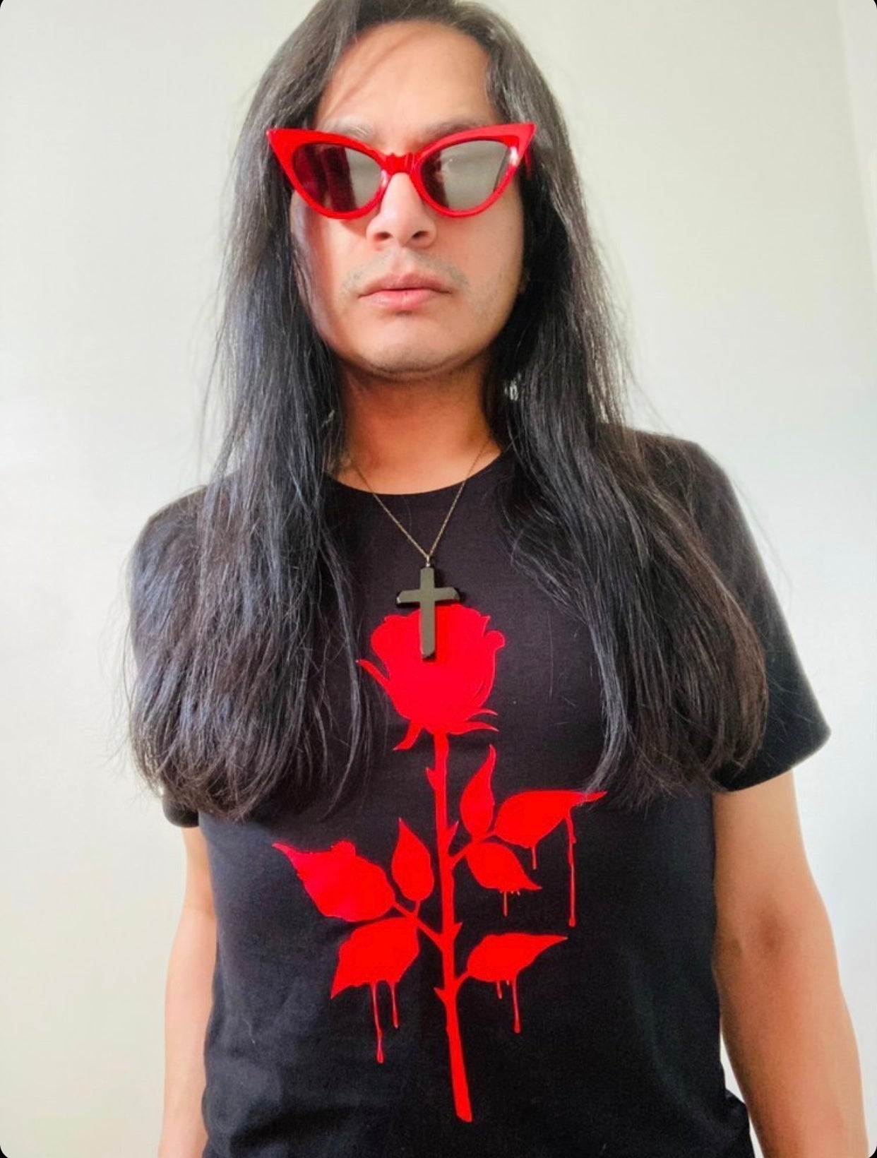 Blood Dripping Rose T-Shirt