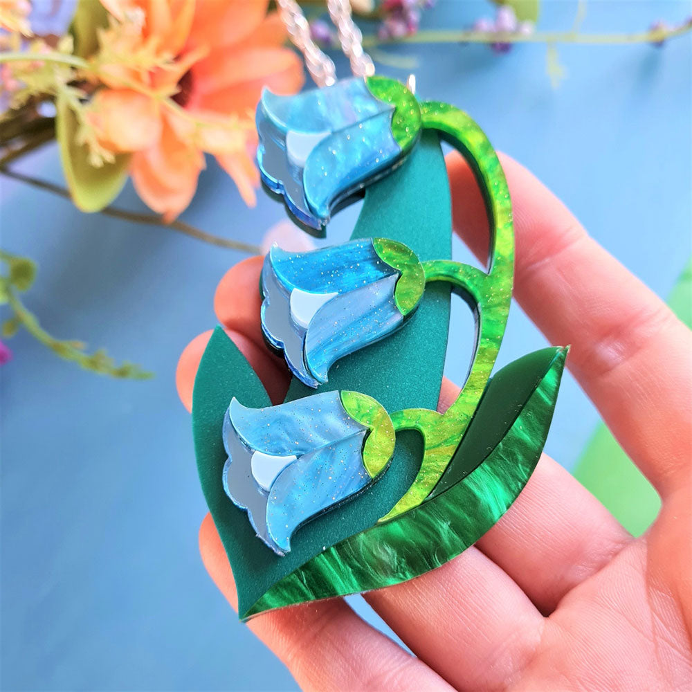 Bluebell Brooch by Cherryloco