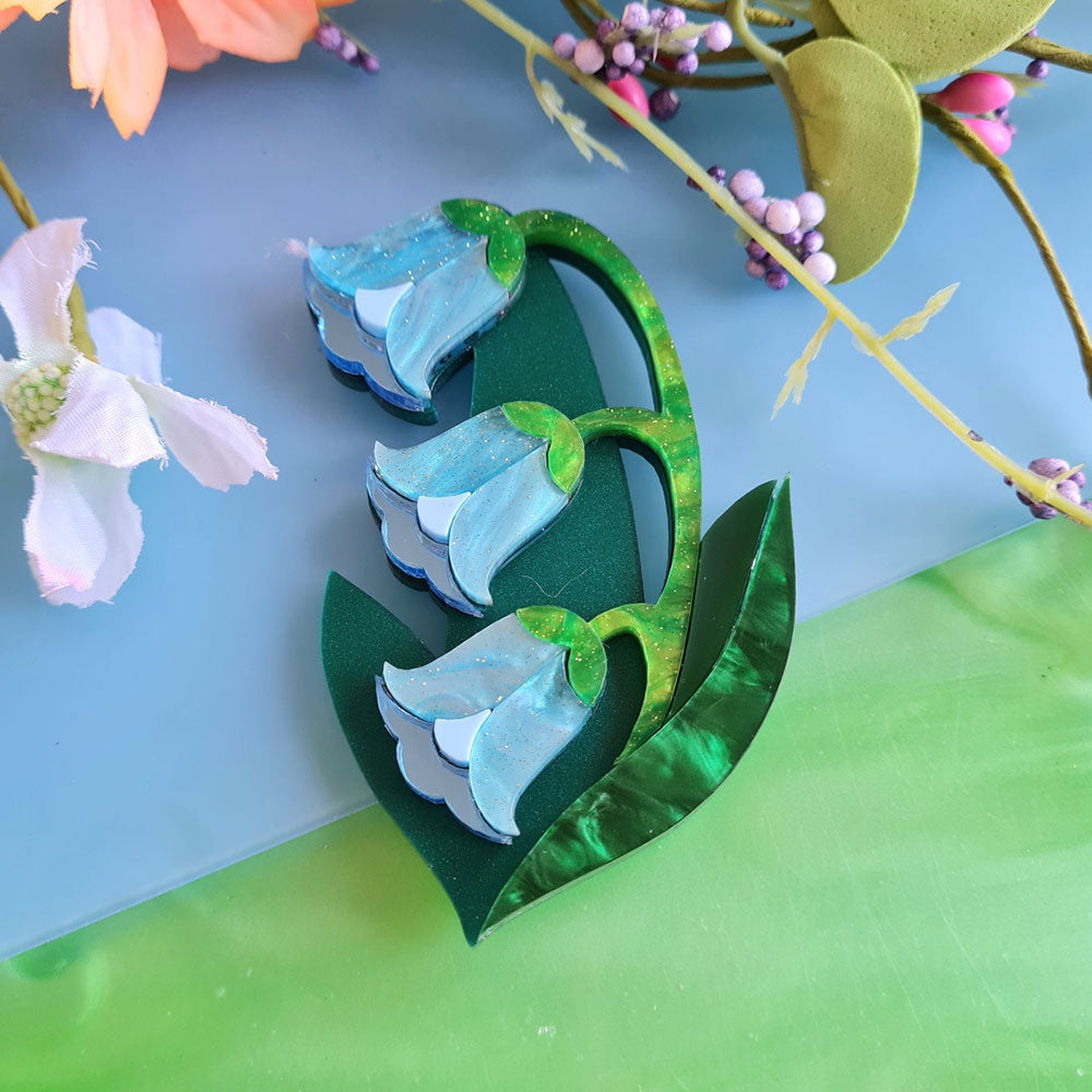 Bluebell Brooch by Cherryloco