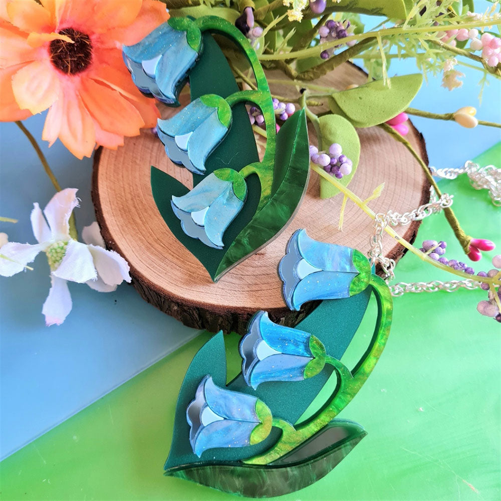 Bluebell Brooch by Cherryloco