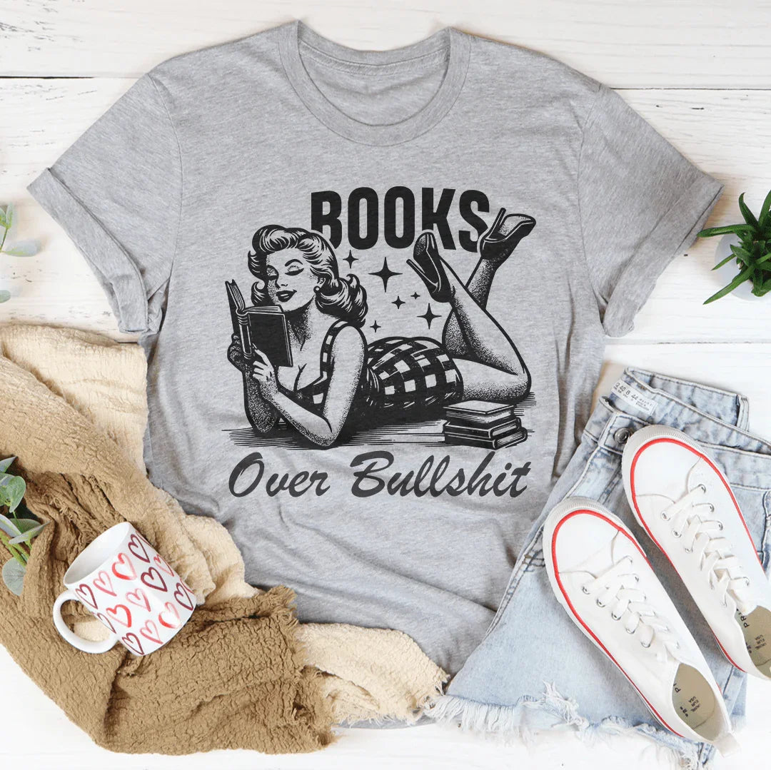 Books Over Bullshit Tee