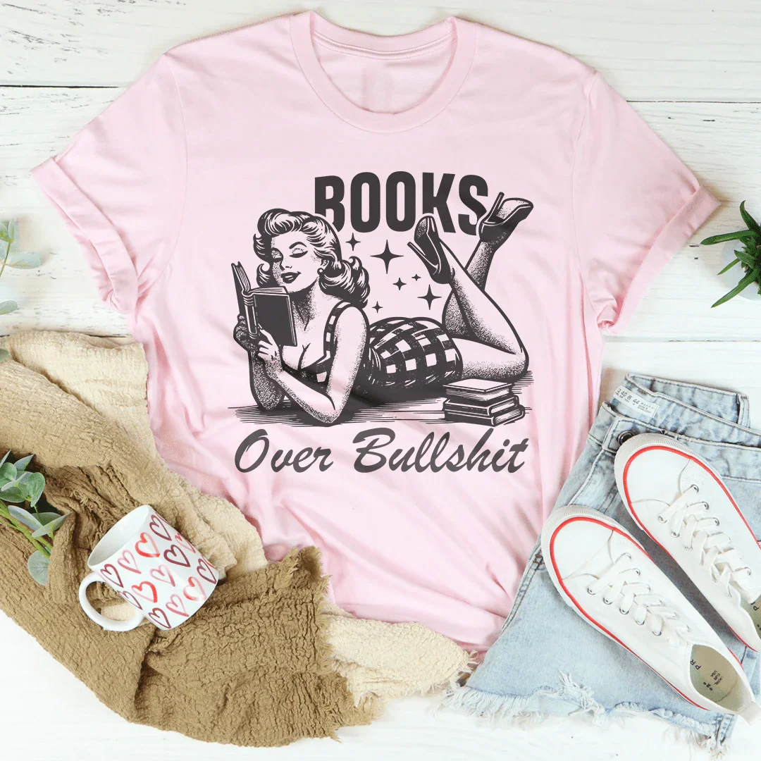 Books Over Bullshit Tee