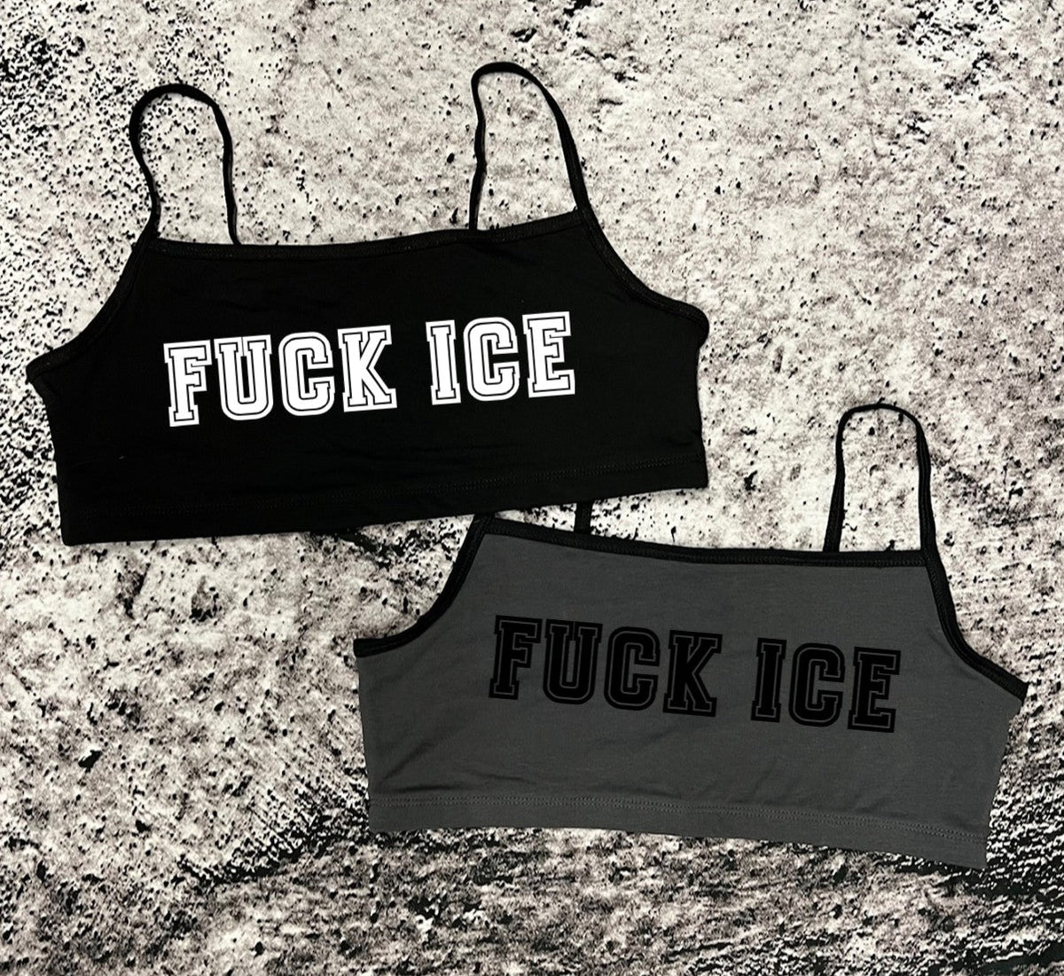 Bra Top - Fuck ICE -ALL PROFITS will be donated to the ACLU Immigrant Rights Project