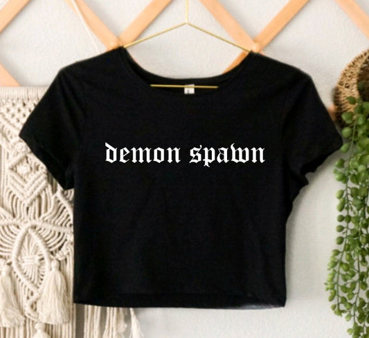 Demon Spawn Cropped T-Shirt