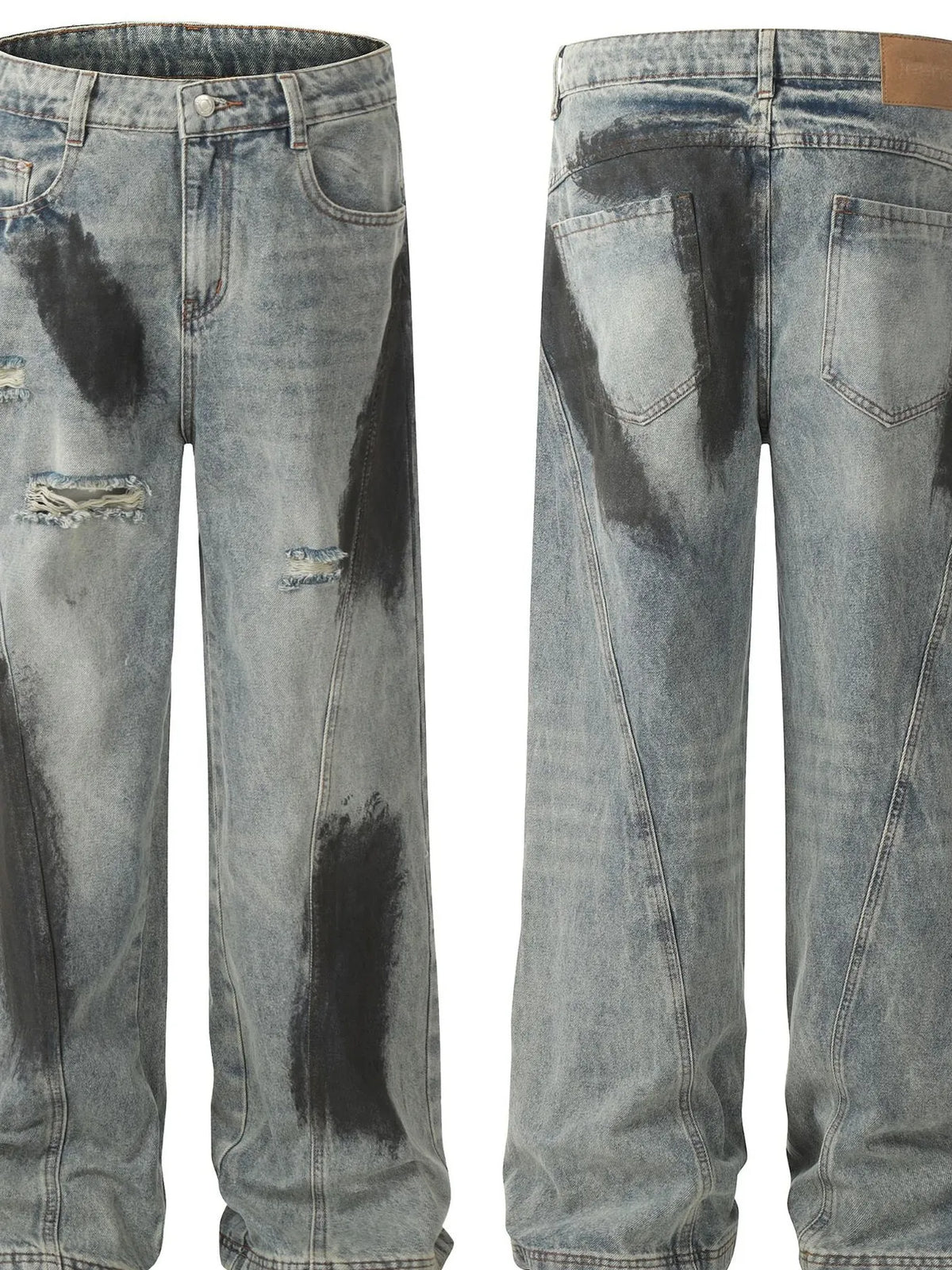 Blackout Theory Wide-Leg Jeans