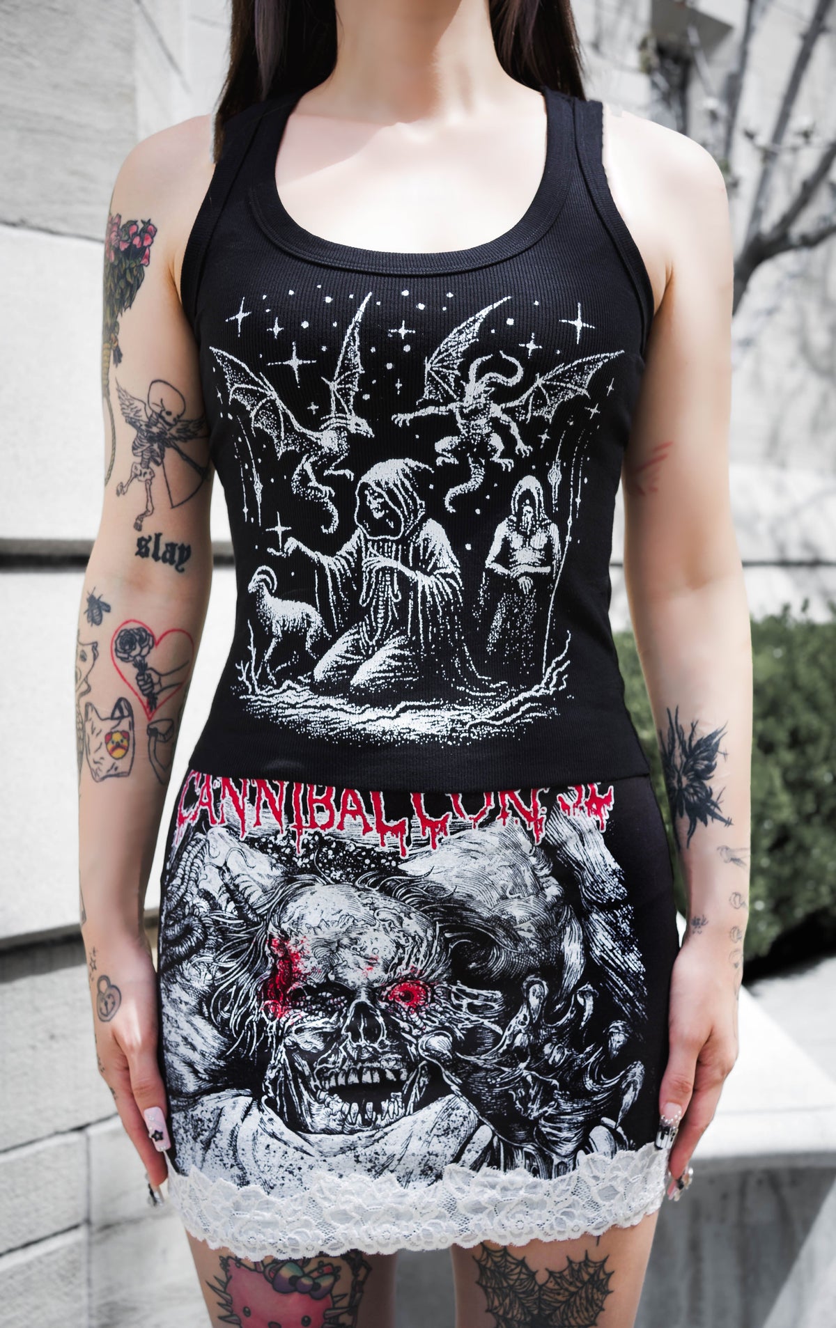 Dark Wizard Ribbed Tank Top