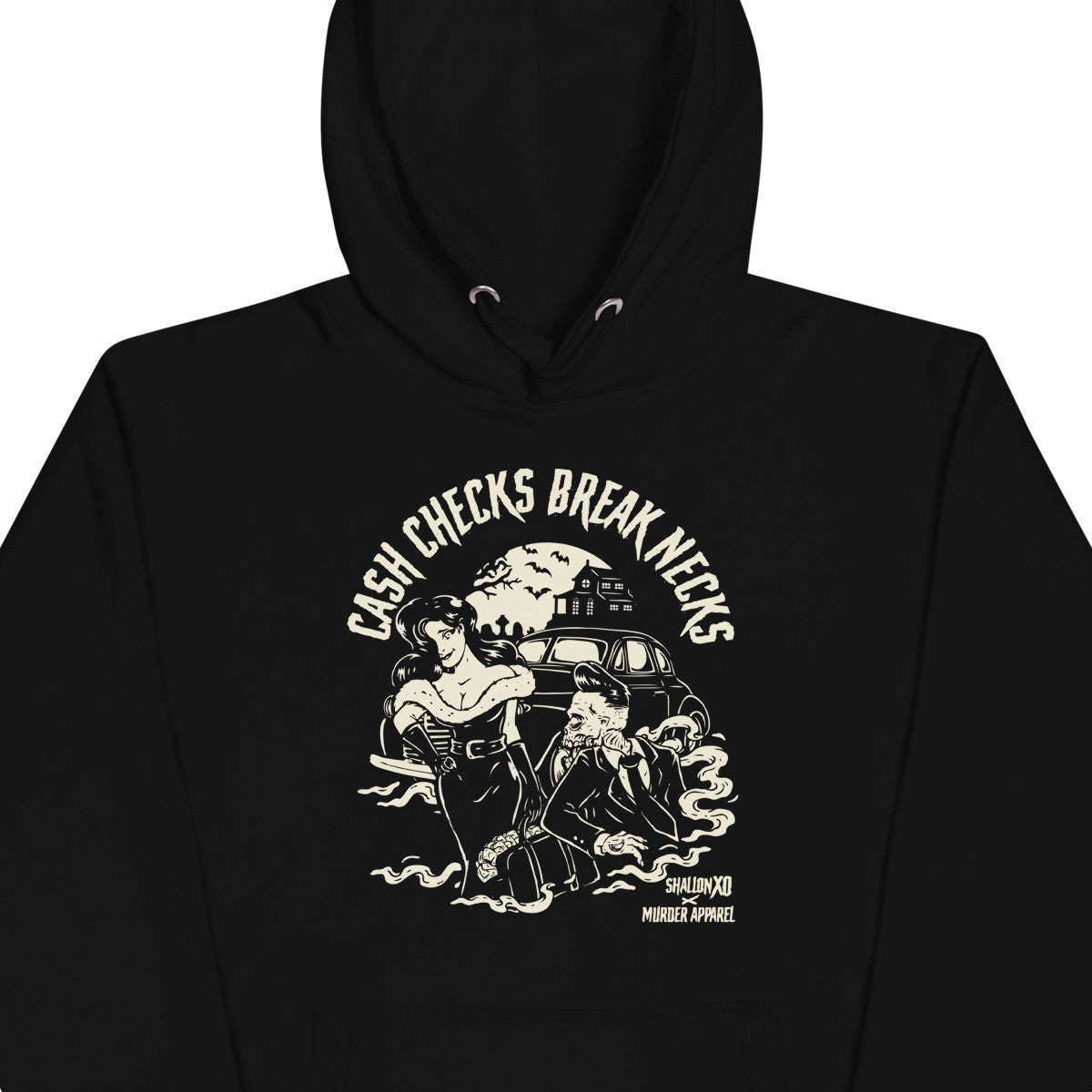 Cash Checks Break Necks Hoodie