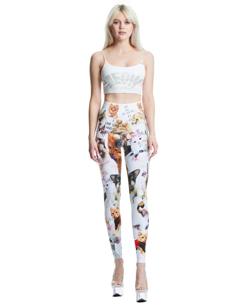 i like cats and so do you leggings
