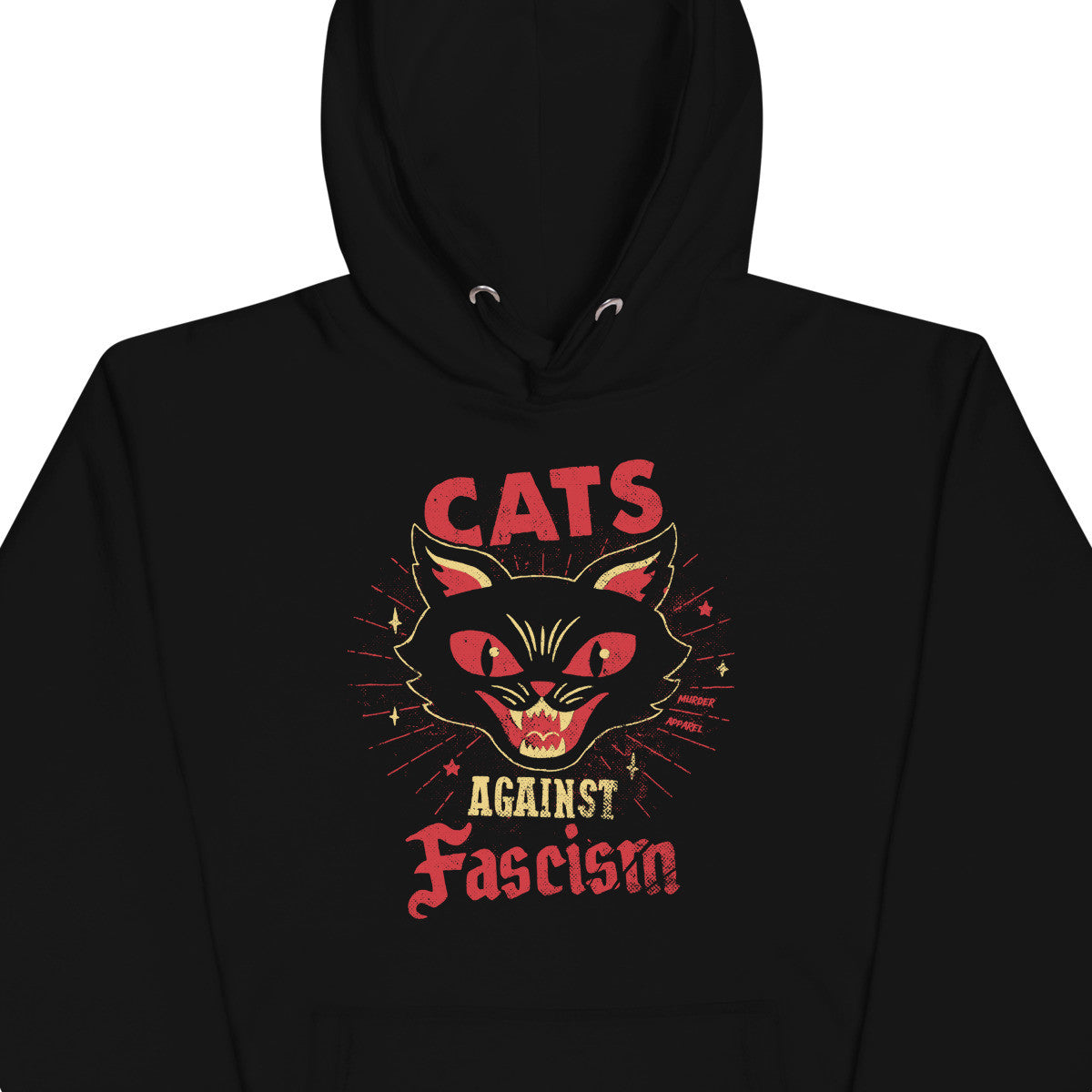 Cats Against Fascism Hoodie