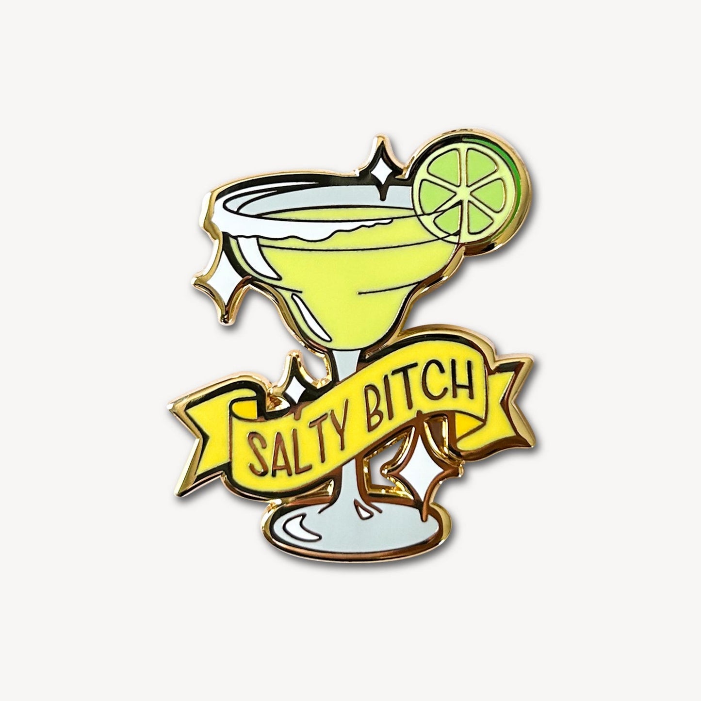 Margarita (Salty Bitch) Cocktail Pin